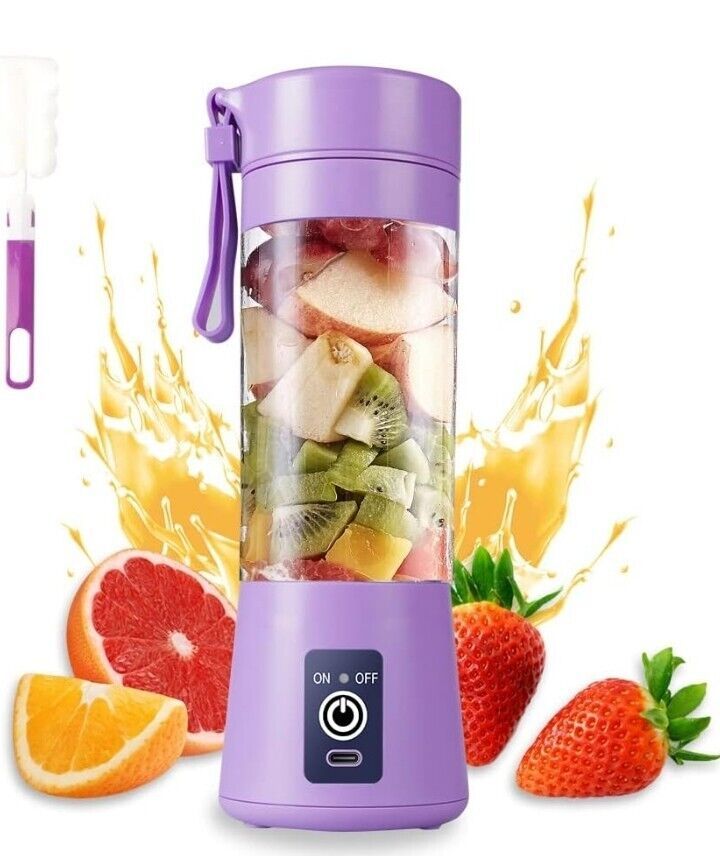 Portable USB Electric Juicer - 6 - Blade Blender & Shaker