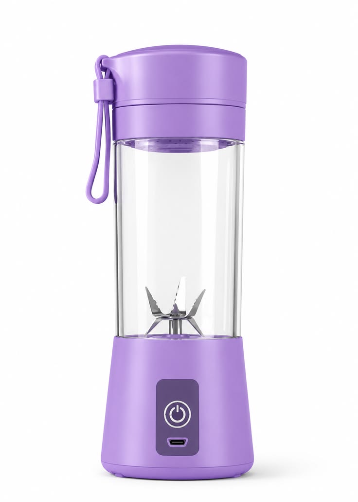 Portable USB Electric Juicer - 6 - Blade Blender & Shaker