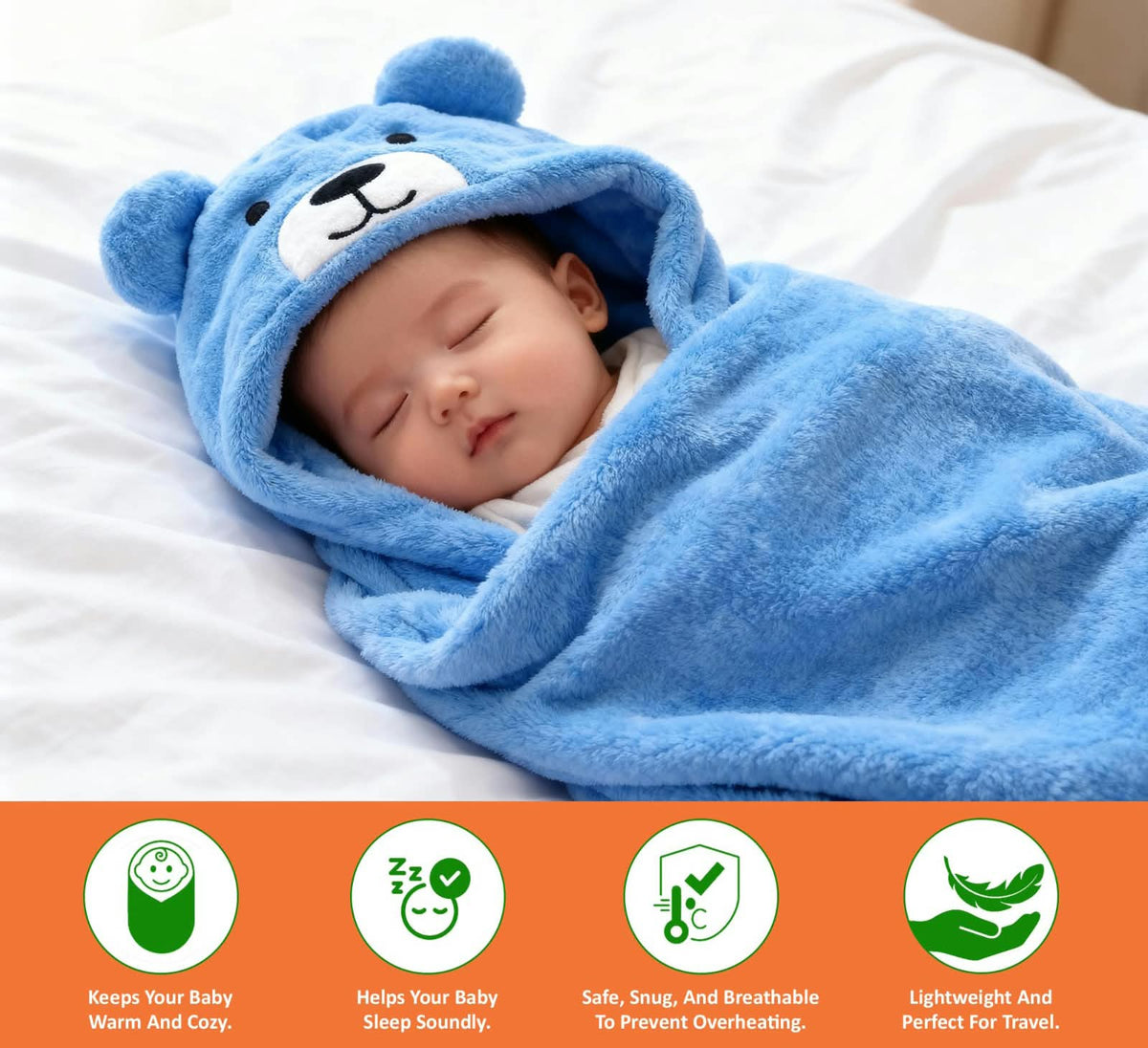 Blanket with Animal Hood