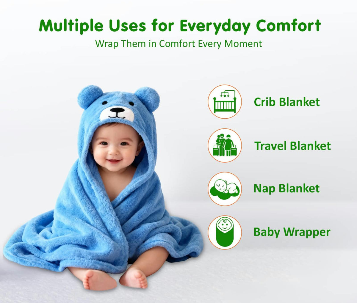 Blanket with Animal Hood