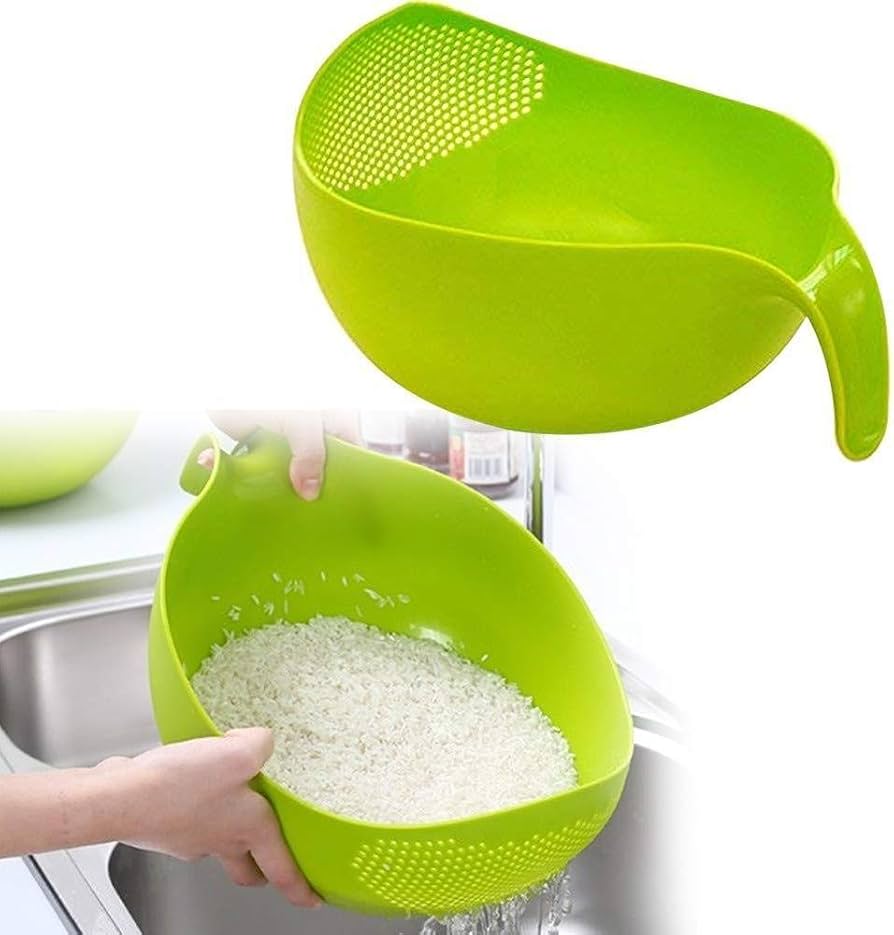 Multi-Functional Rice Washing Bowl